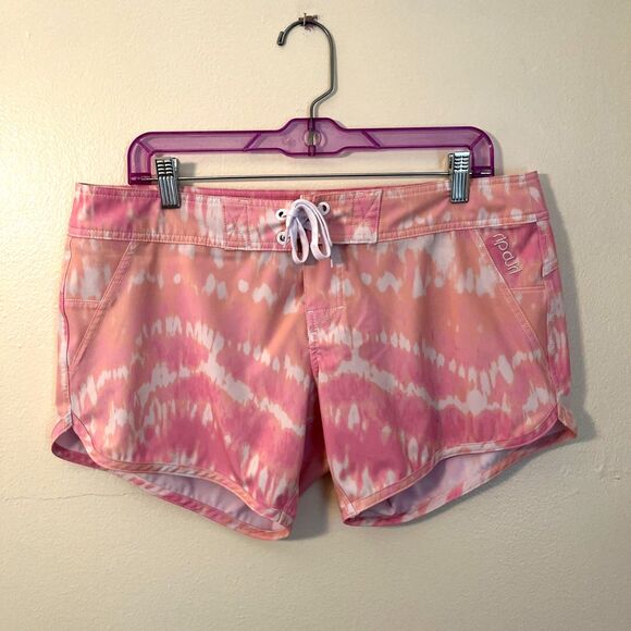 RIP CURL Women’s Surf Essentials 5" Boardshort, Pink Tie Dye- Large - Picture 1 of 8